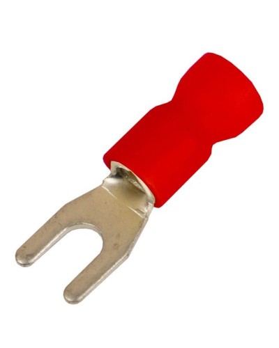 Наконечник вилочный НВИ 0,25-1,5 М6 (D6,4мм) (100 шт) (2A16P-EE-PVC). Наконечник вилочный с изолированным фланцем ПВХ. ДКС в Нижневартовске