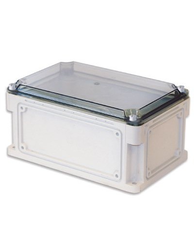 Корпус RAM box 400х200х146, высота крышки 21 мм, IP67 (542211). Корпус с фланцами и прозрачной крышкой, без монтажной платы. ДКС в Нижневартовске