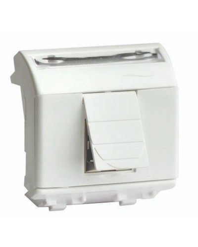 Розетка RJ-45 Brava 2 модуля слоновая кость (75655S): Розетка компьютерная с двумя разъёмами в Нижневартовске