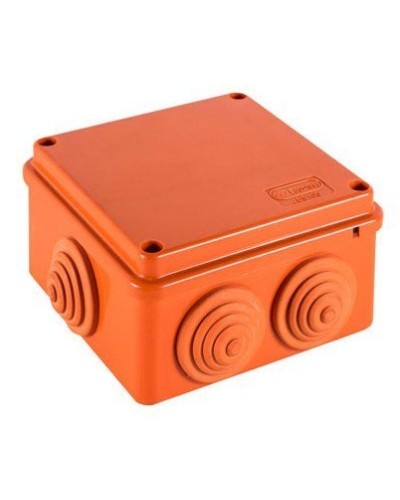 Коробка JBS100 100х100х55, 6 вых., 10P (1,5-6мм²) (43497HF): Коробка монтажная, огнестойкая, без галогена в Нижневартовске