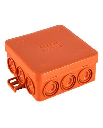 Коробка JBL085 85х85х38, 12 вых., 2P (0,15...4мм²) (43455HF). Коробка монтажная, огнестойкая, без галогена. Экопласт в Нижневартовске