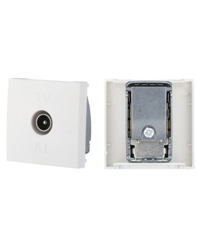 Розетка TV оконечная, белый LK45 (852104). Розетка TV. Экопласт в Нижневартовске