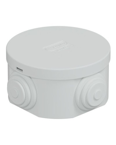 Коробка JBR065 D=65х35, 4 вых., IP44, белая (44004W-1). Коробка монтажная. Экопласт в Нижневартовске