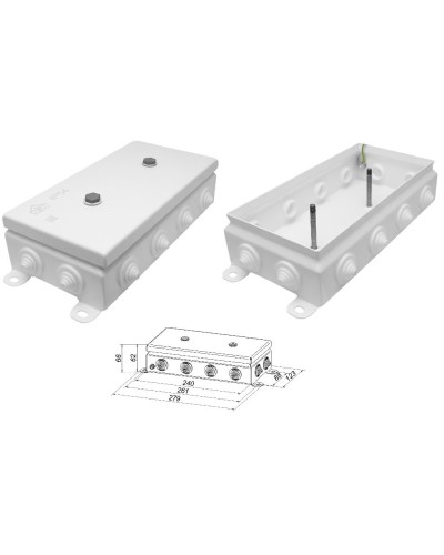 КМ IP55-1224. Коробка монтажная электротехническая. Гефест в Нижневартовске