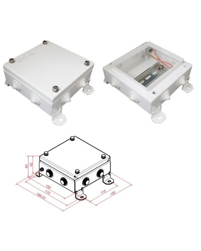 КМ IP55-1515. Коробка монтажная электротехническая. Гефест в Нижневартовске