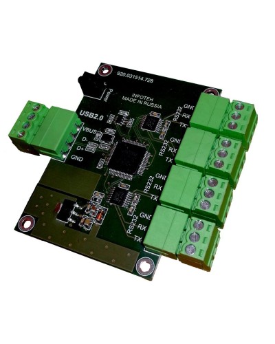 AVT-USB/4RS232. Промышленный преобразователь USB в RS-232. Инфотех в Нижневартовске