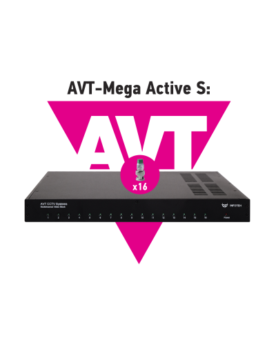 AVT-Mega Active S. 16-ти канальный комплект для передачи AHD/CVI/TVI 5Mp/4Mp/1080p. Инфотех в Нижневартовске