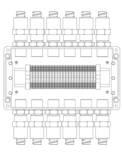 КВМК 2401. Коробка коммутационная взрывозащищенная. Компания СМД в Нижневартовске