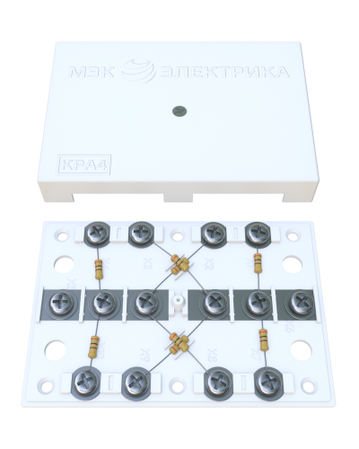 KRA-4 300 Om white (MEC42103). Коробка на 4 абонента. МЭК-Электрика в Нижневартовске