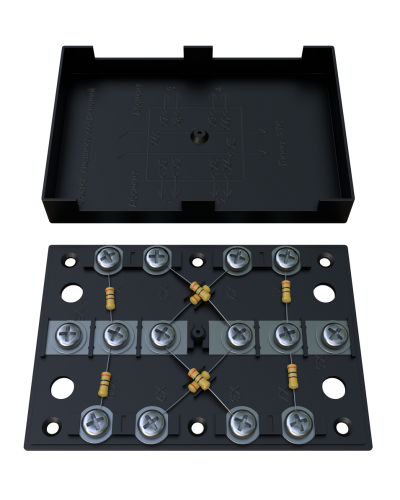 KRA-4 75 Om black (MEC42102). Коробка на 4 абонента. МЭК-Электрика в Нижневартовске