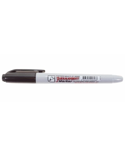 Маркер перманентный Crown «Multi Marker Super Slim» 1 мм, черный, пулевидный (08-8001): Ручка для маркировки в Нижневартовске
