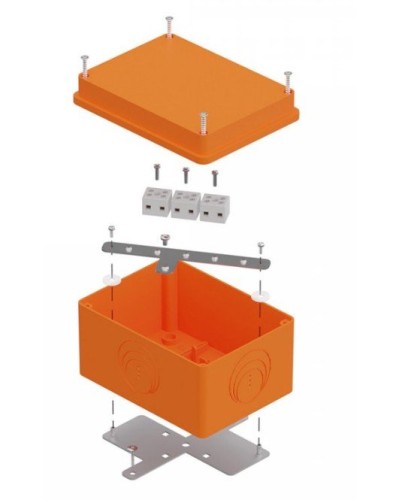 Коробка огнестойкая 150х110х90 E15-E120 для о/п (40-0351-FR2.5-6). Коробка огнестойкая для открытой установки. Промрукав в Нижневартовске