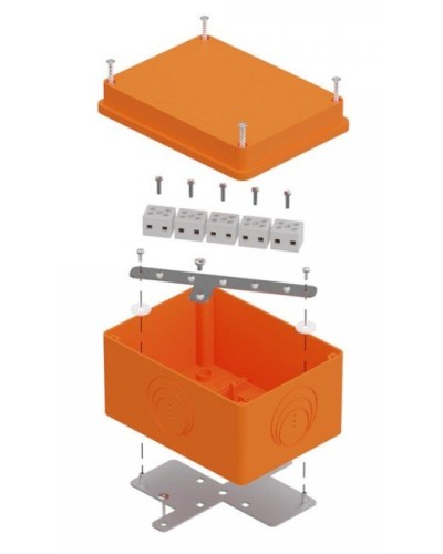 Коробка огнестойкая 150х110х90 E15-E120 для о/п (40-0351-FR6.0-10). Коробка огнестойкая для открытой установки. Промрукав в Нижневартовске