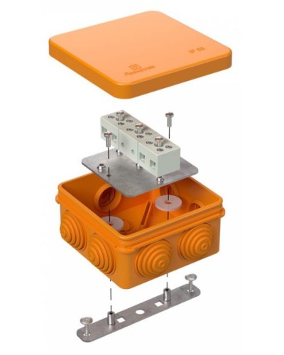 Коробка огнестойкая 80х80х40 (40-0210-FR1.5-6). Коробка огнестойкая для открытой установки. Промрукав в Нижневартовске