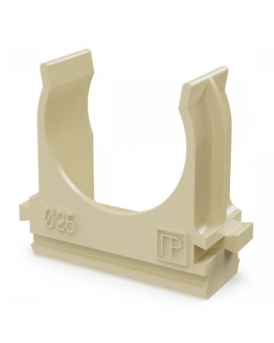 Крепёж-клипса для труб АБС-пластик сосна D25 (100 шт) (PR13.0050). Крепление для труб ПВХ. Промрукав в Нижневартовске