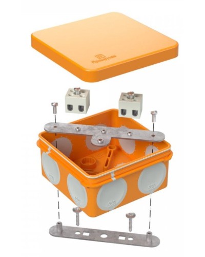 Коробка огнестойкая 80х80х40 (60-0210-FR2.5-6). Коробка огнестойкая для открытой установки. Промрукав в Нижневартовске