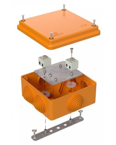 Коробка огнестойкая 100х100х50 (40-0300-FR1.5-4). Коробка огнестойкая для открытой установки. Промрукав в Нижневартовске