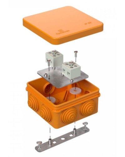 Коробка огнестойкая 40-0210-FR6.0-4 Е15-Е120 80х80х40. Коробка огнестойкая для открытой установки. Промрукав в Нижневартовске