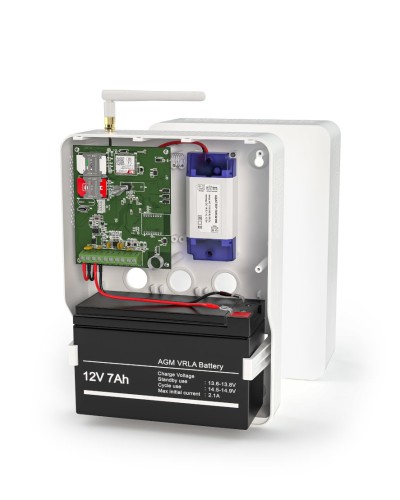 Контакт GSM-14А v.3 (в корпусе под АКБ 1,2-7 Ач с БРП 12V 1А). Панель охранная радиоканальная. Ритм в Нижневартовске