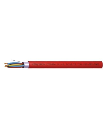 КПСВЭВнг(А)-LS 5х2х0,75 (Спецкабель). Кабель симметричный для систем сигнализации и управления, групповой прокладки, с пониженным дымо- и газовыделением. Спецкабель в Нижневартовске