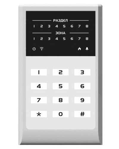 МИРАЖ-КД-04 (grey). Кнопочная кодовая панель. Стелс НПП в Нижневартовске