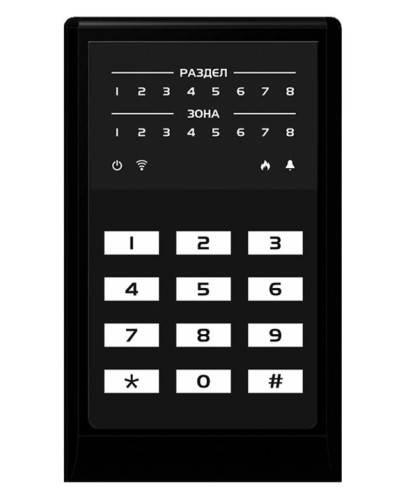 МИРАЖ-КД-04 (black). Кнопочная кодовая панель. Стелс НПП в Нижневартовске