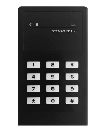 STEMAX KD Livi (черный). Беспроводная кнопочная кодовая панель. Стелс НПП в Нижневартовске